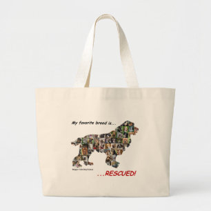 Meine Lieblingszucht ist gerettete Taschen-Tasche Jumbo Stoffbeutel