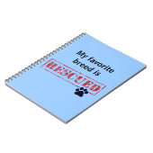 Meine Lieblingszucht wird gerettet Notizblock (Linke Seite)