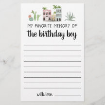 Meine liebste Erinnerung an den Geburtstagskind