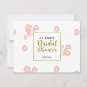 Meine liebste Erinnerung an die Braut | Rosa und G (Rückseite)