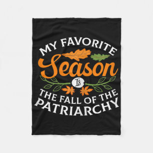 Meine liebste Jahreszeit ist der Fall der Patriarc Fleecedecke