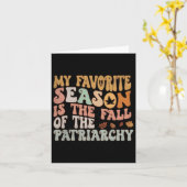 Meine liebste Jahreszeit ist der Fall der Patriarc Karte (Gelbe Blume)