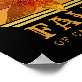 Meine liebste Jahreszeit ist der Fall des Kapitali Poster (Ecke)