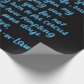 Meine liebste Tochter im Jura ist die sonnige Toch Geschenkpapier (Ecke)