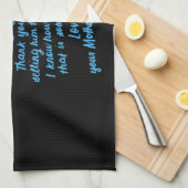 Meine liebste Tochter im Jura ist die sonnige Toch Geschirrtuch (Viertel Falte)