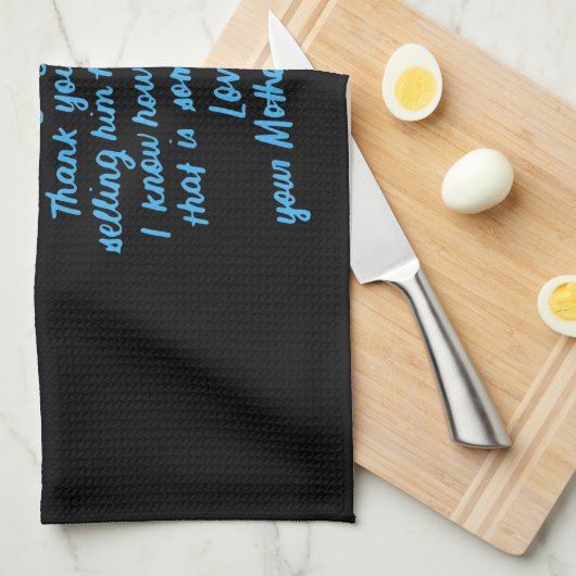 Meine liebste Tochter im Jura ist die sonnige Toch Geschirrtuch (Viertel Falte)