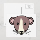 Meine Lil Rattie Postkarte (Vorne/Hinten)