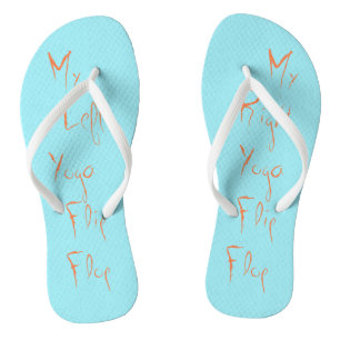 Meine linke / rechte Yoga Flip Flop Badesandalen