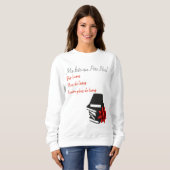 Meine Liste an den Weihnachtsmann Sweatshirt (Vorne ganz)