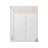 MEINE LISTE - Lebenspad-Planer Notizblock (Rotiert)