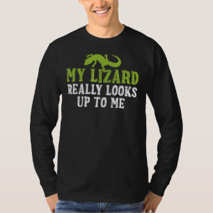 Meine Lizard sieht mir wirklich entgegen, wie ich T-Shirt