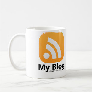 Meine Logo-Kaffee-Tasse des Blog-RSS Kaffeetasse