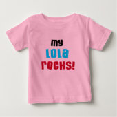 Meine Lola Rocks T - Shirt und Geschenke (Vorderseite)