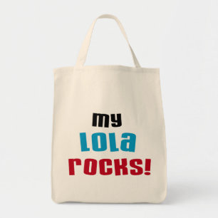 Meine Lola Rocks T - Shirt und Geschenke Tragetasche