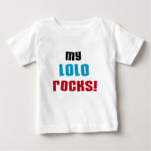 Meine Lolo Rocks T - Shirt und Geschenke (Vorderseite)