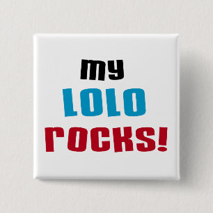Meine Lolo Rocks T - Shirt und Geschenke Button