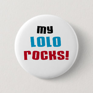 Meine Lolo Rocks T - Shirt und Geschenke Button