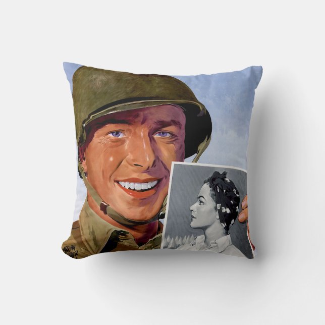 Meine Mädchen sind ein Wow Kissen (Vorderseite)