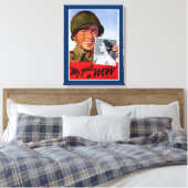 Meine Mädchen sind ein Wow Leinwanddruck (Insitu (Schlafzimmer))