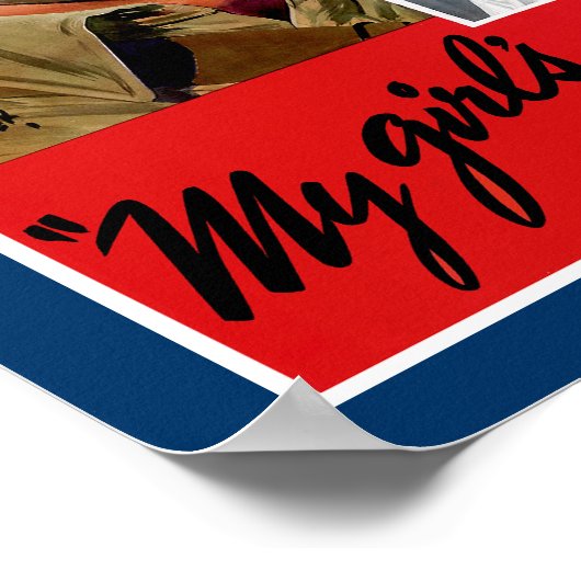 Meine Mädchen sind ein Wow Poster (Ecke)