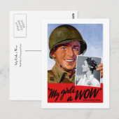 Meine Mädchen sind ein Wow Postkarte (Vorne/Hinten)