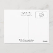 Meine Mädchen sind ein Wow Postkarte (Rückseite)