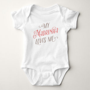 Meine Madrinha Lieben ich   Baby-Bodysuit Baby Strampler