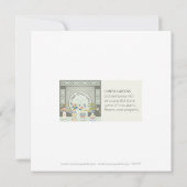 Meine Mah Jongg Garden Flat Card Einladung (Rückseite)