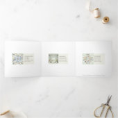 Meine Mah Jongg Garden Trifold Card Dreifach Gefaltete Karte (Innenseite)