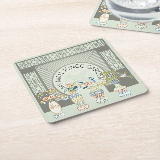 Meine Mah Jongg Garden Untersetzer (angewinkelt)