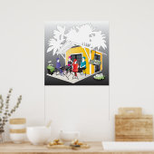 Meine Mah Jongg-Hütte Poster (Küche)