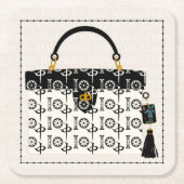 Meine Mah Jongg Purse Untersetzer (Vorderseite)