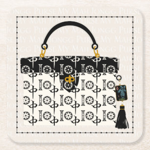 Meine Mah Jongg Purse Untersetzer