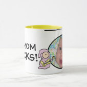 Meine Mama-Felsen! Tasse (Zentrum)