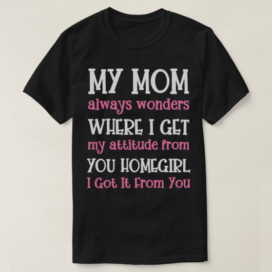 Meine Mama fragt sich immer, wo ich meine Einstell T-Shirt (Design vorne)