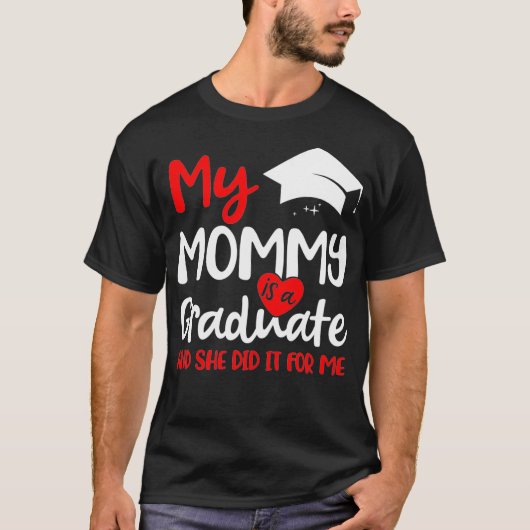 Meine Mama hat Abschluss Shirt für Kinder Graduati (Vorderseite)