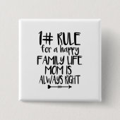 Meine Mama hat immer recht Button (Vorderseite)