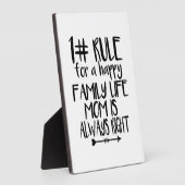 Meine Mama hat immer recht Fotoplatte (Seite)