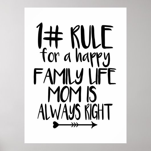Meine Mama hat immer recht Poster (Vorne)