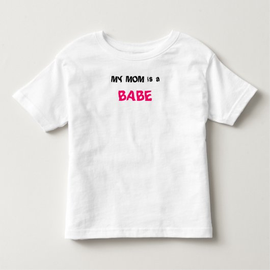MEINE MAMA ist a, BABY Kleinkind T-shirt (Vorderseite)