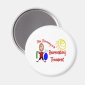 Meine Mama ist Atemtherapeutin Magnet (Vorderseite/Rückseite)