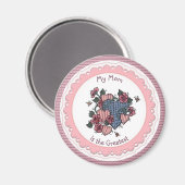 Meine Mama ist das Bestste Magnet (Vorderseite/Rückseite)