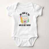 Meine Mama ist der Weltbeste Lehrer-Kinders-T - Baby Strampler (Vorderseite)