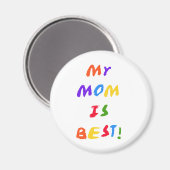 Meine Mama ist die Beste Magnet (Vorderseite/Rückseite)