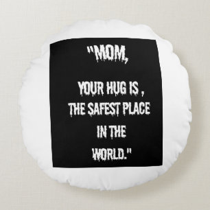 Meine Mama ist die beste Rundes Kissen