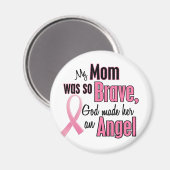 Meine Mama ist ein Engel-Brustkrebs Magnet (Vorderseite/Rückseite)