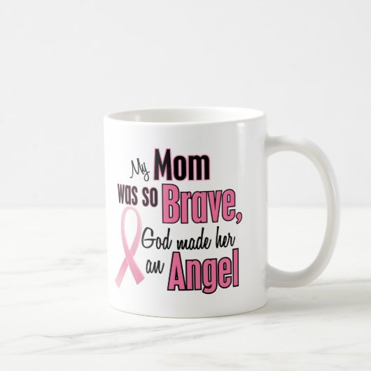 Meine Mama ist ein Engels-Brustkrebs Kaffeetasse (Rechts)