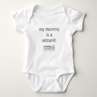 Meine Mama ist ein Rabbanit Säuglings-Bodysuit Baby Strampler