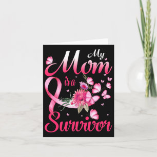 Meine Mama ist ein überlebendes Brustkrebsbewussts Karte