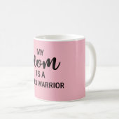 Meine Mama ist eine Faser Krieger-Kaffee-Tasse Kaffeetasse (VorderseiteRechts)
